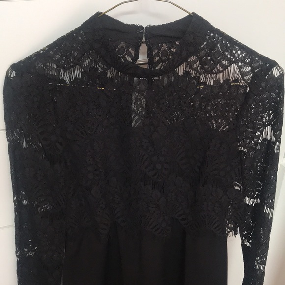 BCBG Generation Black Lace Dress - Picture 3 of 7